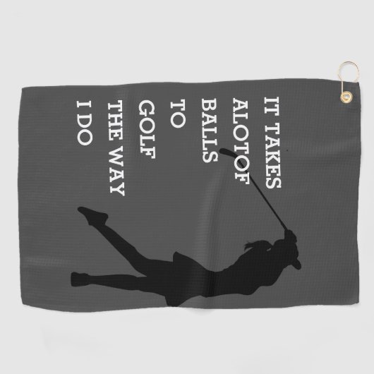 Créez vos propres serviettes de golf de conception (Horizontal)