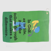 Créez vos propres serviettes de golf uniques (Horizontal)