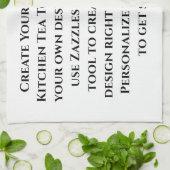 Créez Vos Propres Serviettes De Thé De Cuisine Per (Plié)