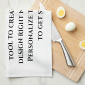 Créez Vos Propres Serviettes De Thé De Cuisine Per (Quart Plié)