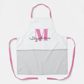 Créez vos propres tabliers personnalisés, nommez M (Recto)