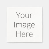 Créez vos serviettes en papier à cocktail standard (Devant)