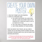 Créez votre  affiche (Devant)