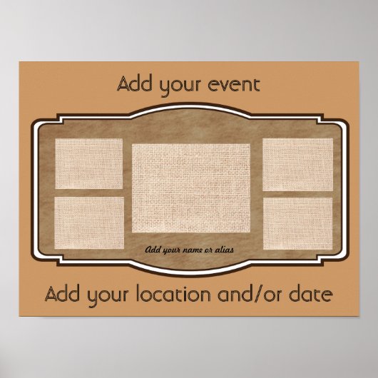 Créez votre  affiche (Devant)