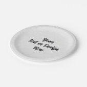 Créez votre  assiette jetables (Angle)