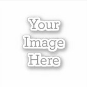 Stickers contours vinyle Extra-petit : 7,6 cm x 7,6 cm (Devant)