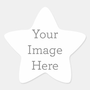 Créez votre  autocollant en forme d'étoile