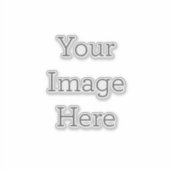 Stickers contours vinyle Grand : 20,3 cm x 20,3 cm (Devant)