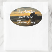 Créez votre  autocollant ovale (Sac)