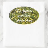 Créez votre  autocollant ovale (Sac)