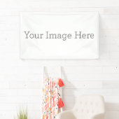 Banderole en vinyle, 7,62 cm x 1,53 m (En situation)