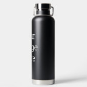 Custom Water Bottle Style: Bouteille isolée sous vide Thor Copper, Size: Bouteille d'eau (946.35 ml), Color: Noir (Plage)