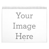 Calendrier double page Medium, Blanc (Protection)