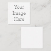 Carte d'accompagnement 6,3 cm x 6,3 cm (Devant / Derrière)