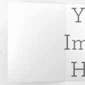 Créez votre  carte de Noël à trois volets (Intérieur en premier)