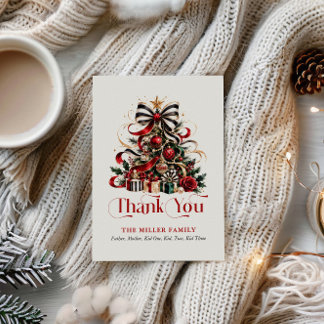 Créez votre carte de remerciement de Noël personna