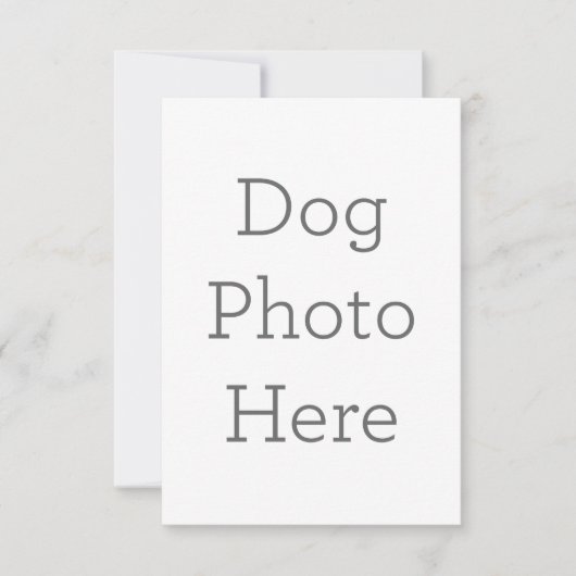 Carte de remerciements simple 8,9 cm x 12,7 cm (Devant)