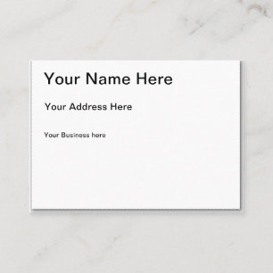 Créez votre  carte de visite grand format