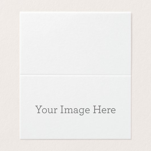 Carte double Horizontale (Outside Unfolded)