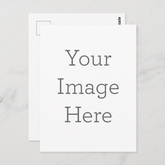 Créez votre carte postale (format portrait) (Devant / Derrière)