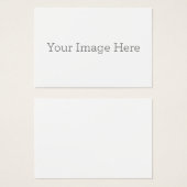 Carte de visite Épaisse, 6,4 cm x 8,9 cm, paquet de 100 (Devant & derrière)