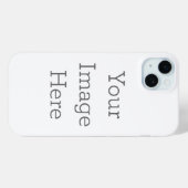 Coque téléphonique Case-Mate, Apple iPhone 15 Plus, Barely There (Verso (horizontal))
