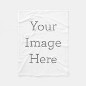 Couverture polaire, Petit format 76 cm x 101,6 cm (Devant)