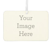 Désodorisants pour voiture, Rectangle paysage, Voiture neuve (Dos)