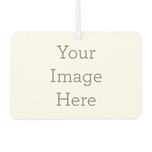 Désodorisants pour voiture, Rectangle paysage, Voiture neuve (Devant)