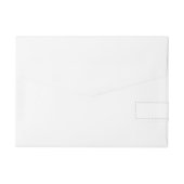 Étiquette longue Adresse, Classique : 2.5 cm x 18,4 cm (Dos)