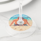 Créez votre étiquette de verre à vin avec photo Te (De près)