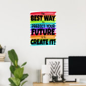 Créez votre future affiche Arc en ciel (Bureau à domicile)