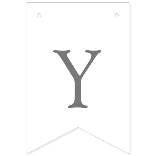 Bannière à fanions à 2 pointes personnalisée (Deuxième drapeau)