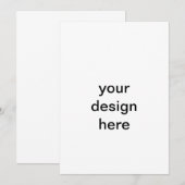 Créez votre invitation (Devant / Derrière)