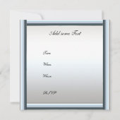 Créez votre invitation (Dos)