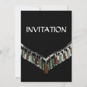 Créez votre Invitation Black 18th Birthday (Dos)