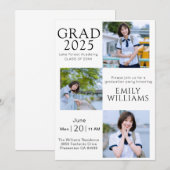 Créez votre invitation pour la remise de diplôme 2 (Devant / Derrière)