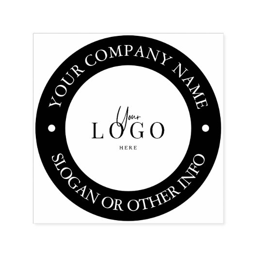 Créez votre logo d'entreprise Tampon encreur perso (Design)