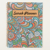 Créez votre nom Daily Weekly mensually Planner (Devant)