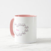 Créez votre nom Mugs ALCM005 (Devant gauche)