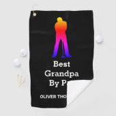 Créez Votre Nom Propre Grand-Père Golf Serviette (En situation)