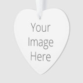 Créez votre  ornement en forme de coeur (devant)