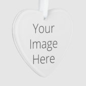 Créez votre  ornement en forme de coeur (devant)