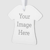 Ornament en acrylique, Ornement de chemise en acrylique (devant)