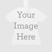 Ornament en acrylique, Ornement de chemise en acrylique (dos)