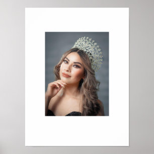 Créez votre portrait 16" x 12", Poster de valeur