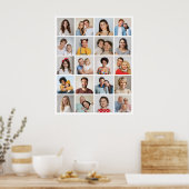 Créez votre propre 20 photo Collage Poster (Cuisine)