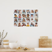 Créez votre propre 24 Photo Collage Poster (Cuisine)