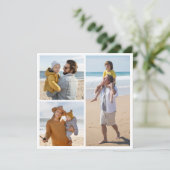 Créez votre propre 3 photo Collage carte de voeux (Debout devant)