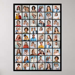 Créez votre propre 54 photo Collage Poster